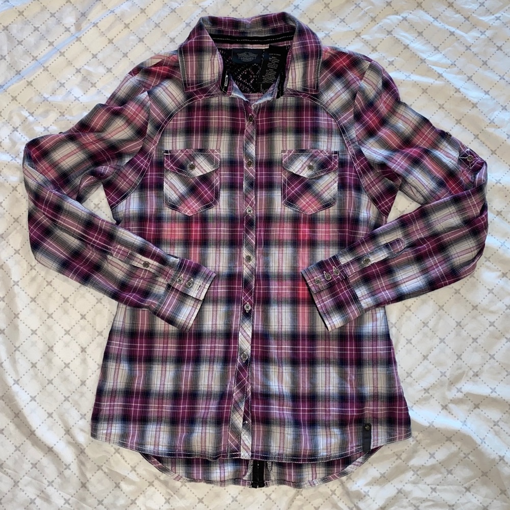 Harley Davidson Long Sleeve Shirt size Small